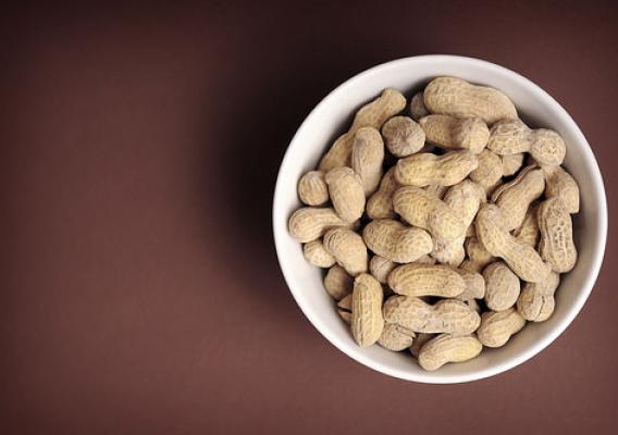 A bowl of peanuts
