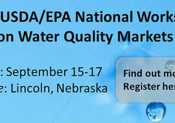 2015 USDA/EPA National Workshop on Water Quality Markets graphic