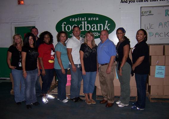 As the closing ceremony of the Feds Feed Families Food Drive, USDA was recognized for going above and beyond.  The department’s employees exceeded their goal of 500,000 pounds of donations three-fold, bringing in the most donations in the large division category, as well as the most donations for the month of August.