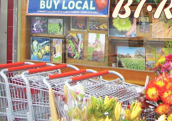 Bi-Rite Market in San Francisco.  Wholesale buyers like Bi-Rite see value in marketing local products.  Our study found that marketing to regional preferences helps farmers get a better price for their products.  