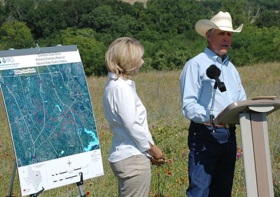 Gary, right, and Sue Price have been implementing conservation practices for more than 35 years they on their "77 Ranch" and they have submitted an application for the new national water quality initiative. 