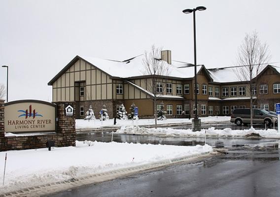Harmony River Senior Living Center, shown in a photo in late February, was financed through USDA’s Community Facilities Program.
