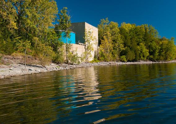 The Vergennes-Panton Water District along Lake Champlain in Vermont was able to upgrade the city's water treatment plant with support from USDA. The Department is working through several agencies to help improve water quality in the lake. USDA Photo by Bob Nichols.