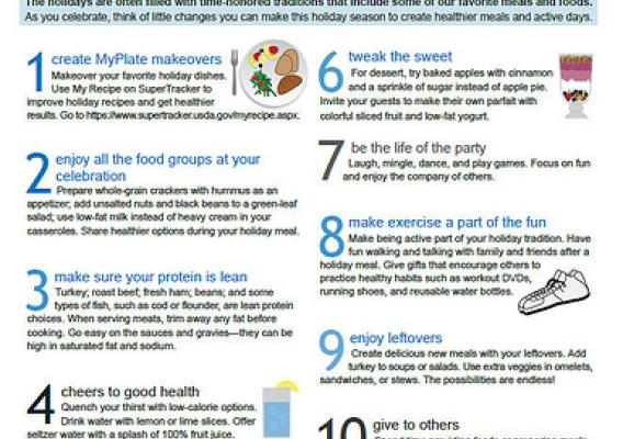 10 Tips Nutrition Education Series: Make Healthier Holiday Choices