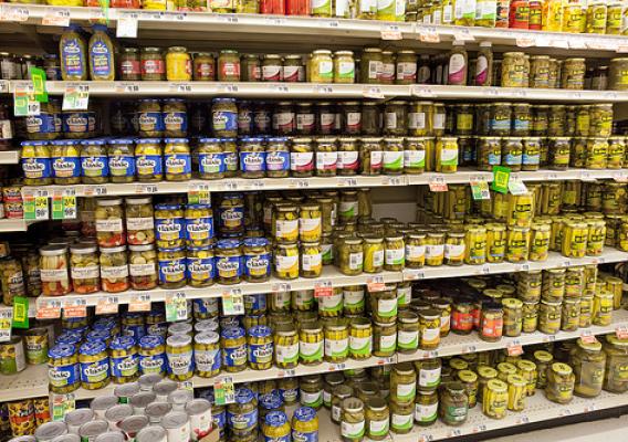 Pickles of many kinds fill grocery store shelves, all of them safe for consumers thanks to the work of an ARS food safety lab in Raleigh, North Carolina.