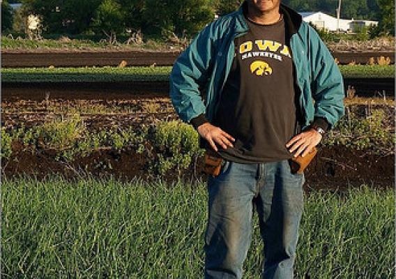 Chris Pawelski, a fourth generation farmer, grows 51 acres of onions.  He donates excess onions that would otherwise go to waste to a food rescue organization and gets a reimbursement for his efforts.