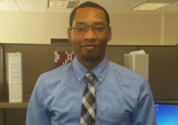 Marcus Peebles, a Procurement Technician with the Agricultural Marketing Service
