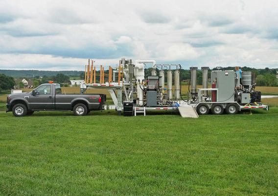 A mobile pyrolysis system for on-farm production of bio-oil from agricultural waste