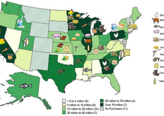 USDA Foods Map