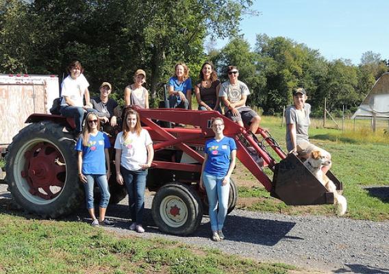 Field Goods staff with the Ironwood Farm team