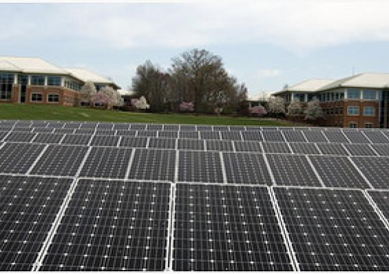 A 1.6 Megawatt solar farm at the George Washington Carver Center