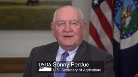 Secretary Perdue with a video message about coronavirus