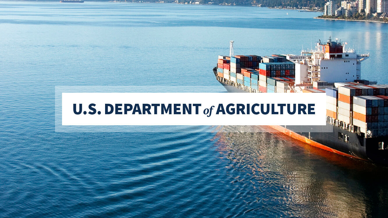 USDA Trade card logo