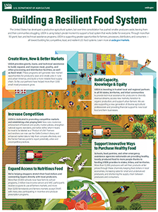 Building a Resilient Food System infographic