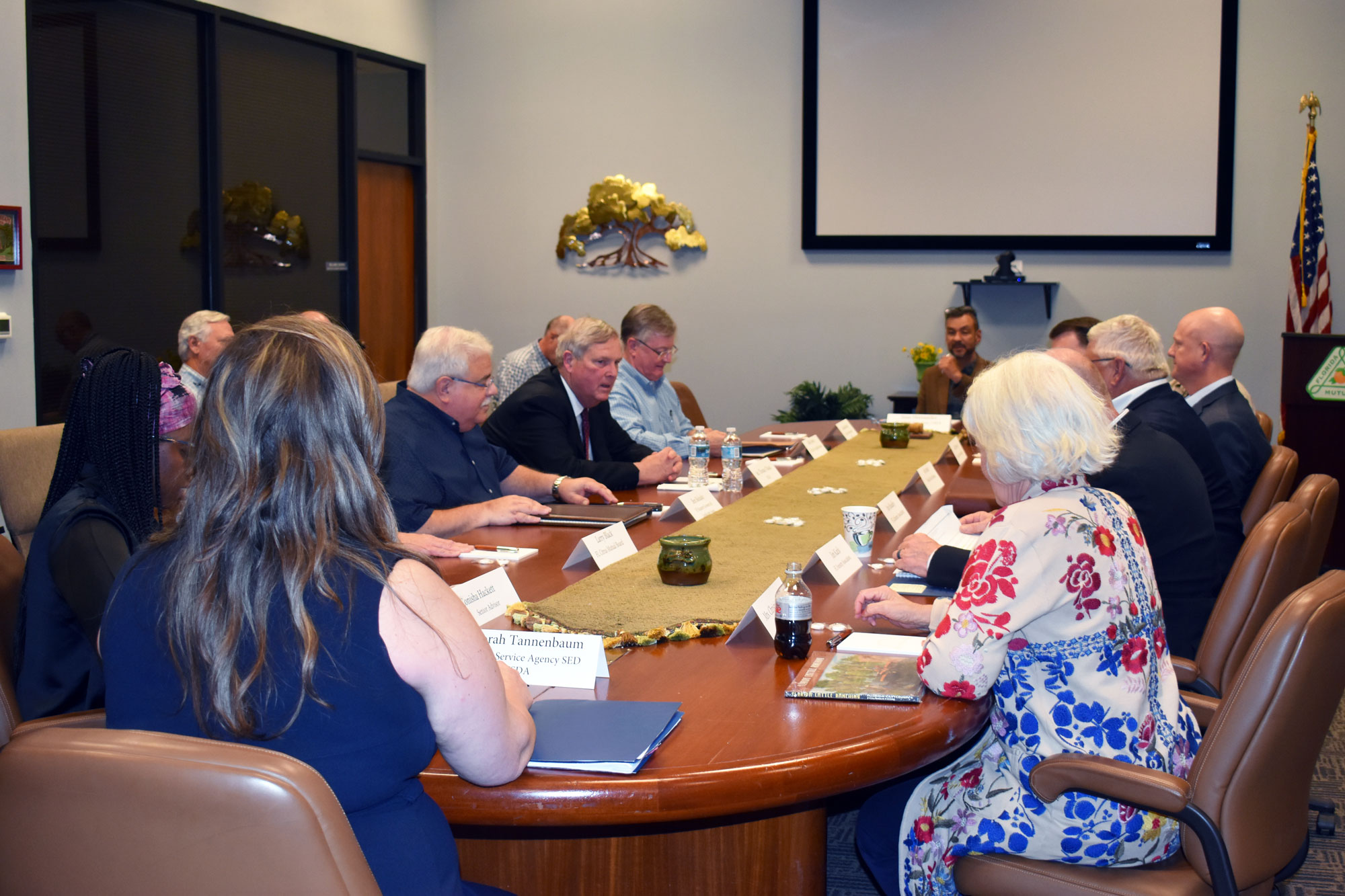 Agriculture Secretary Tom Vilsack meeting with producers in Florida