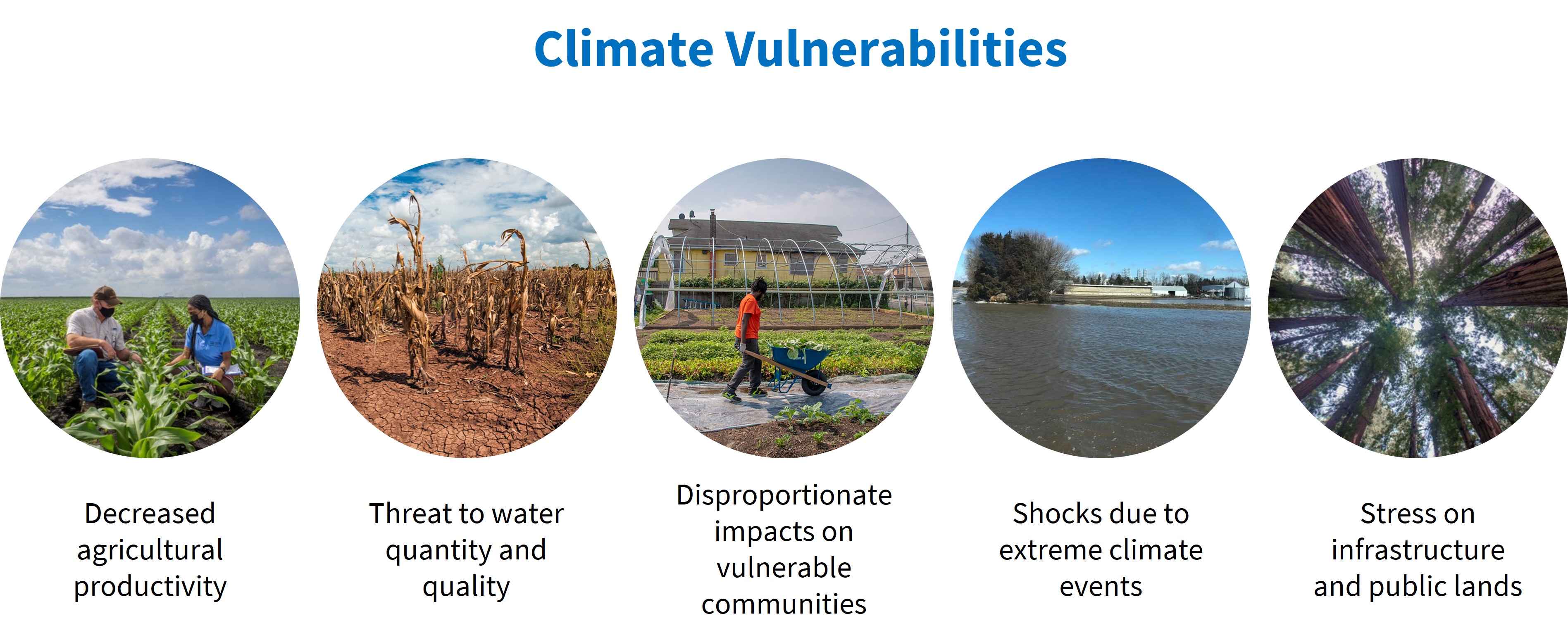 Climate Vulnerabilities graphic
